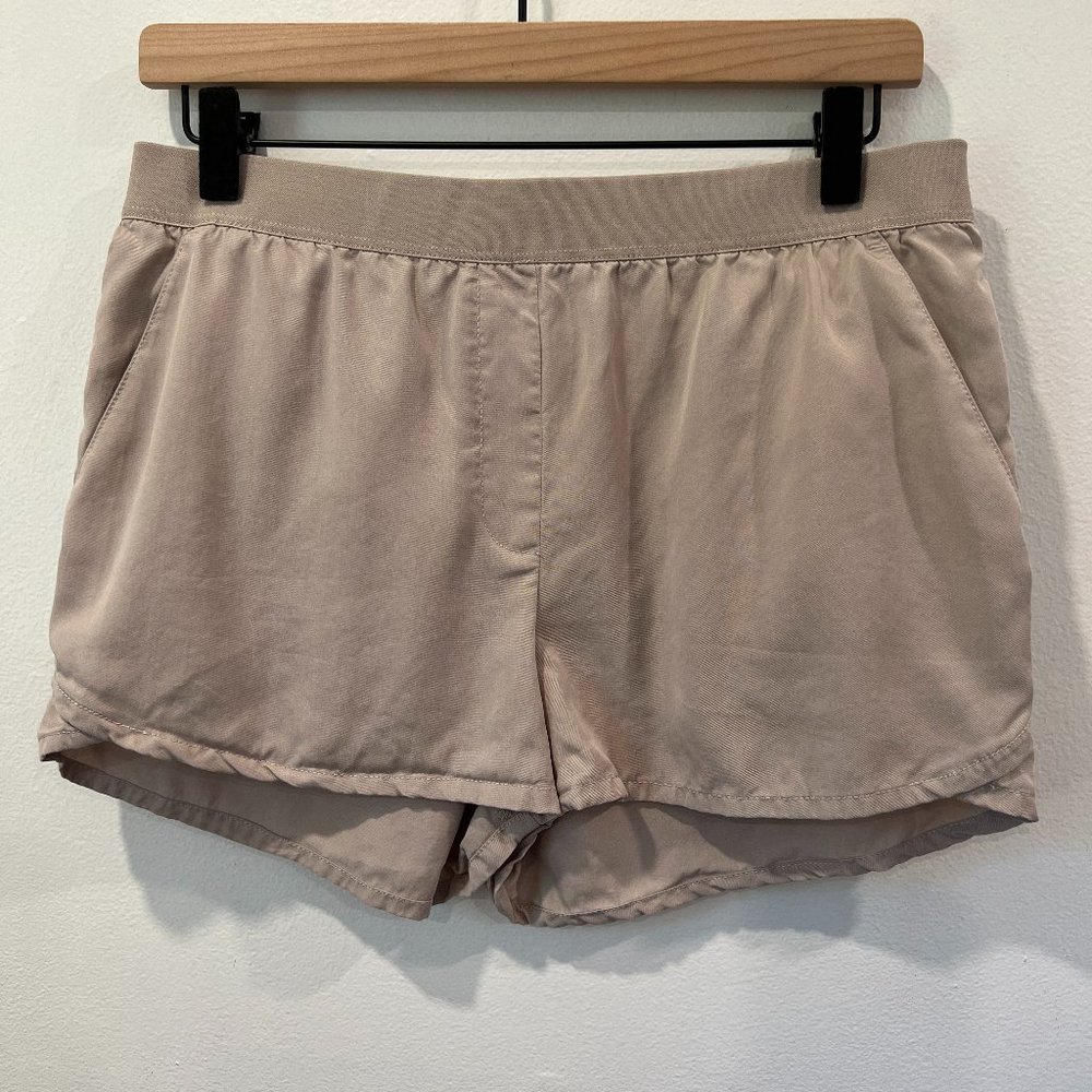 BCBG MaxAzria Bryan Taupe Pull-On Shorts Size S